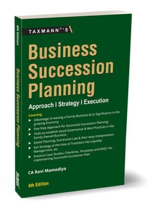 Taxmann Business Succession Planning By Ravi Mamodiya