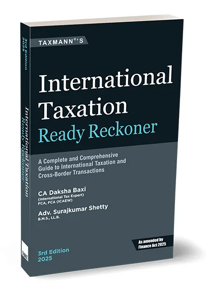 Taxmann International Taxation Ready Reckoner By Daksha Baxi
