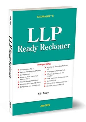 Taxmann LLP Ready Reckoner By V S Datey Edition 2025