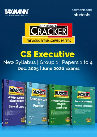 CS Executive Group 1 Cracker Paper Papers 1 to 4 By N.S. Zad