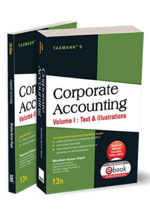 Taxmann Corporate Accounting B.Com (Hons.) By Bhushan Kumar Goyal 13th Edition January 2026