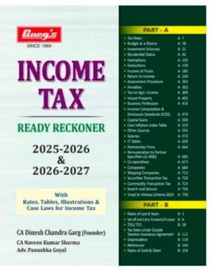 Garg’s Income Tax Ready Reckoner Edition April 2025