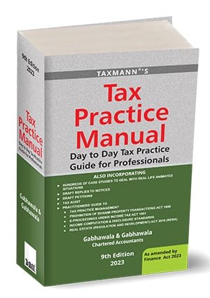 Taxmann Tax Practice Manual By Gabhawala & Gabhawala Edition April 2023