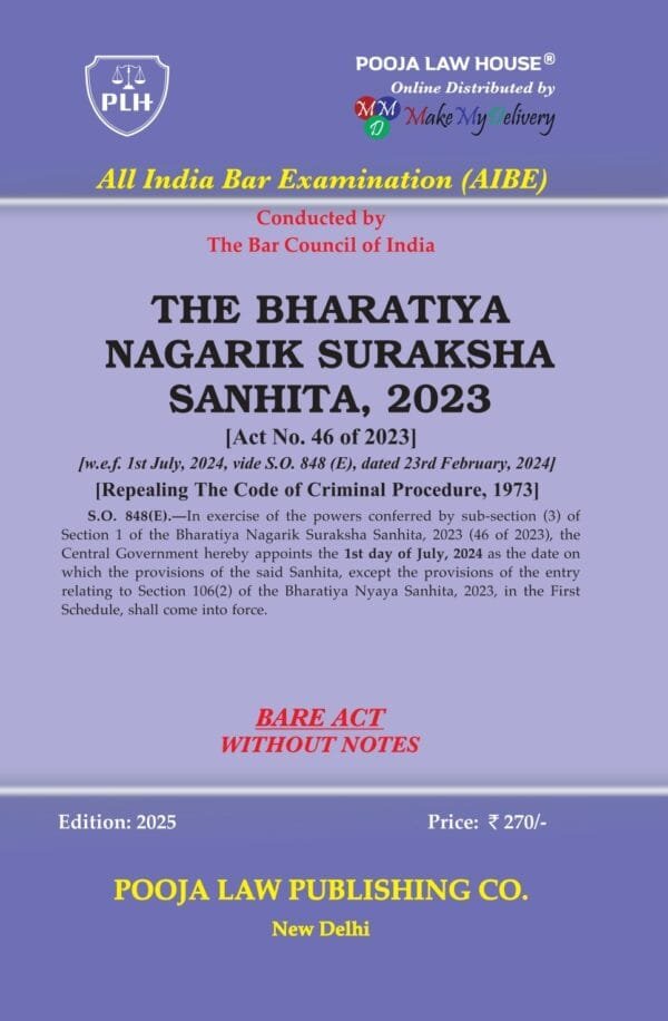PLH Bharatiya Nagarik Suraksha Sanhita 2023 Edition 2025
