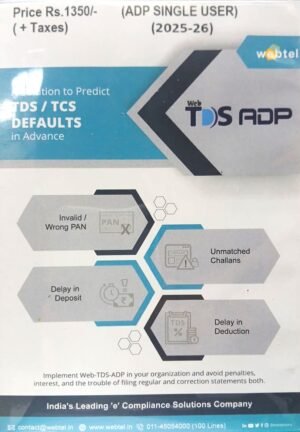 WEBTEL WEB-TDS-ADP for Single User 2025-26 Makemydelivery