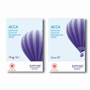 ACCA Professional Advanced Financial Management (AFM) Study Text and Exam Kit Combo (E Books) By Kaplan Publisher