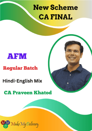 CA Final Advanced Financial Management (AFM) Full Course By Praveen Khatod Sept 25 & Jan 26 Exam
