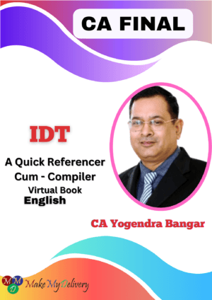CA Final Indirect Tax Laws Compiler Yogendra Bangar May 25