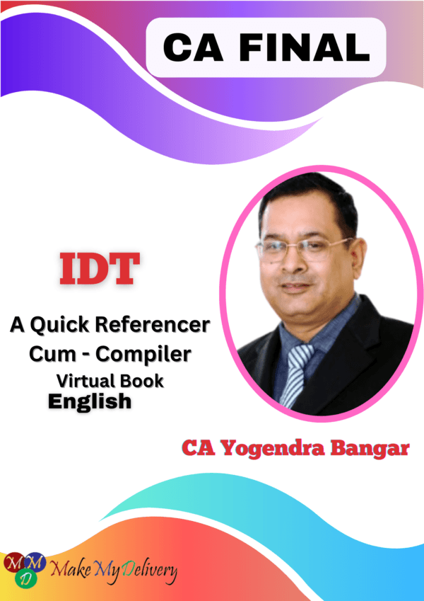 CA Final Indirect Tax Laws Compiler Yogendra Bangar May 25