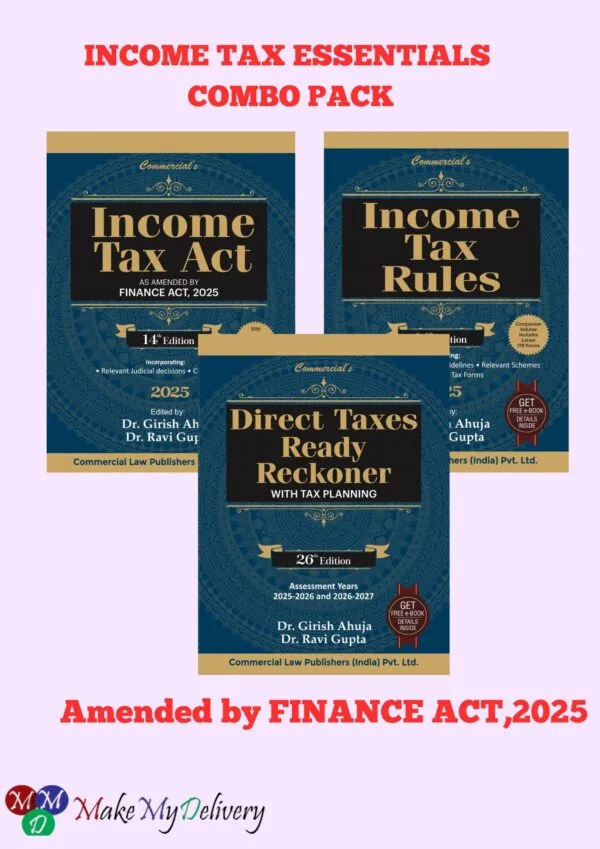 Income Tax Act Income Tax Rules & Direct Taxes Ready Reckoner