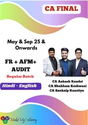 CA Final FR Audit & AFM By CA Aakash Kandoi Sankalp Kanstiya