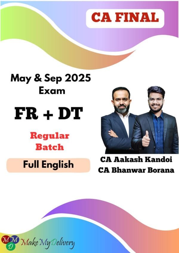 CA Final FR & Direct Tax CA Aakash Kandoi May 25 Exam