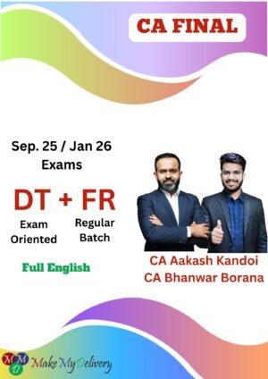 CA Final FR and Audit By CA Aakash Kandoi & Bhanwar Borana