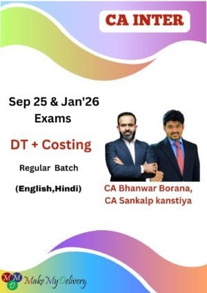 CA Inter DT & Cost And Management Accounting Sep 25 Exam