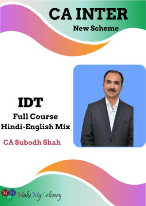 CA Inter Indirect Tax Full Course CA Subodh Shah May 25 Exam