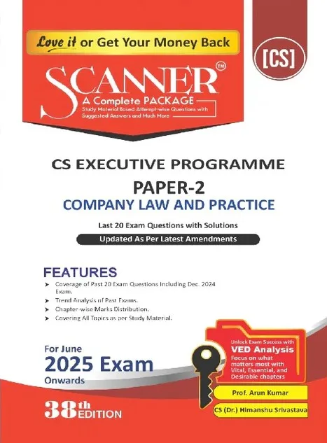 Scanner CS Inter Company Law and Practice Arun Kuma