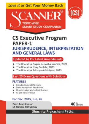 Shuchita CS Executive Programme Jurisprudence Interpretation General