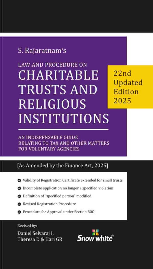 Snow White Charitable Trusts Religious Institutions By S Rajaratnam