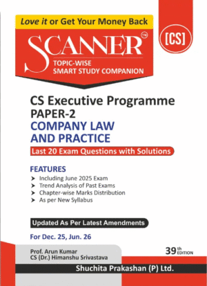 Scanner CS Inter Company Law and Practice Arun Kuma