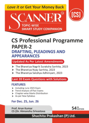 CS Final Scanner Drafting Pleadings and Appearances Arun Kumar