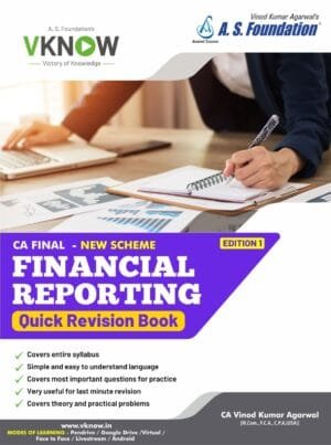 CA Final Financial Reporting (FR) Quick Revision Book CA Vinod Kumar Agarwal May 25 Exam