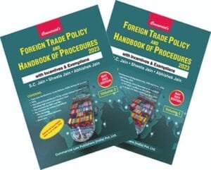 Commercial Foreign Trade Policy and Handbook of Procedures By S C Jain & Shweta Jain & Abhishek Jain Edition May 2023