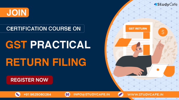 6 Days Certification Course on GST Practical Return Filing Process