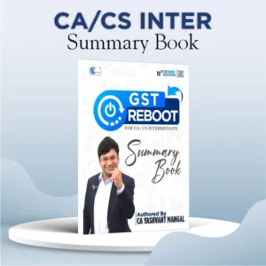 CA Inter GST ReBoot Book New Syllabus By CA Yashvant Mangal