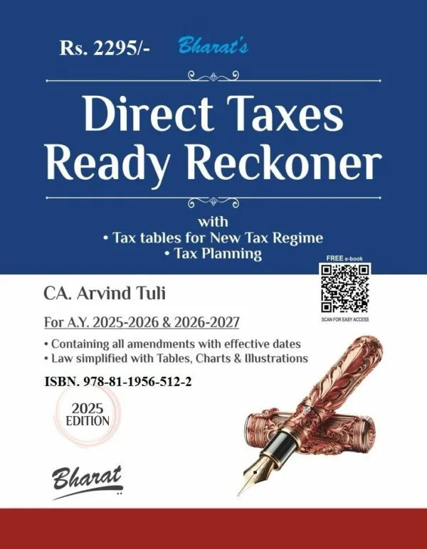 Direct Taxes Ready Reckoner CA Arvind Tuli Edition April 2025