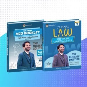 CA Final Set A Law SPOM by CA Shubham Singhal for Sept 25 & Jan 26 Exam