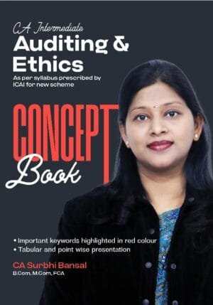 CA Inter Auditing & Ethics Concept Book By Surbhi Bansal Applicable for Sept 2025 Exam