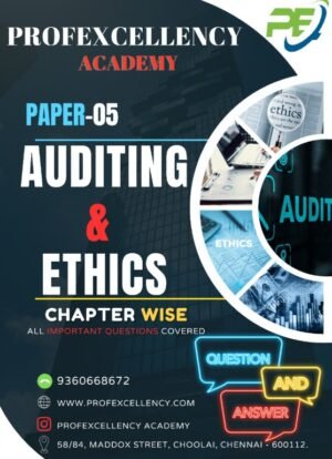 CA Inter Auditing & Ethics Question Bank Chapter Wise By Profexcellency Academy May 26 Exam
