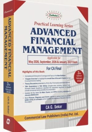 CA Final Padhuka Advanced Financial Management G. Sekar May 26 Exam