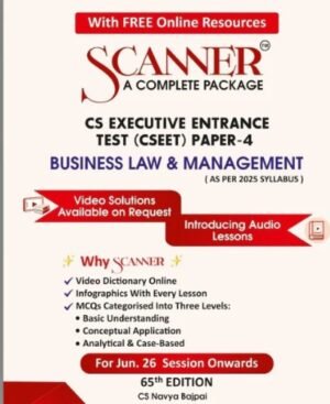 Shuchita Scanner CSEET Paper - 4 Business Law & Management For June 26 Exam