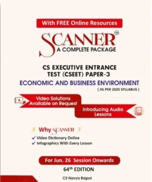 Shuchita Scanner CSEET Paper 3 Economic and Business Environment By CS Navya Bajpai June 26 Exam