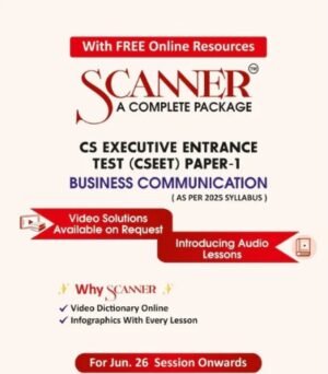 Shuchita Scanner CSEET Paper 1 Business Communication by CS Navya Bajpai June 26 Exam