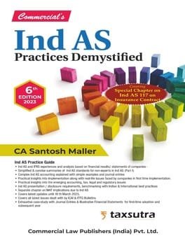 Commercial Ind AS Practices Demystified By CA Santosh Maller Edition June 2023