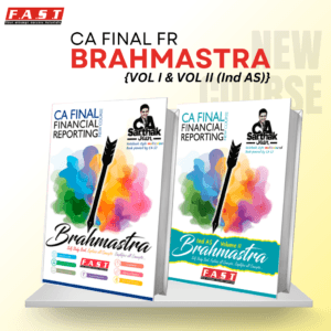 CA Final FR Full Course Brahmashtra (Set of 2 Volume) New Scheme By Sarthak Jain Applicable for Applicable for May 2025 & Onward Exam