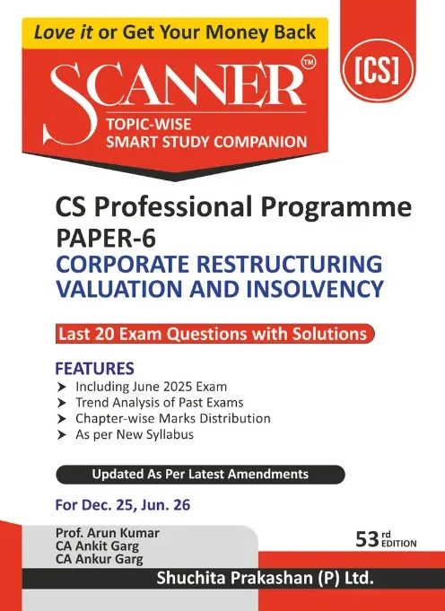 Scanner Resolution Corporate Restructuring Valuation