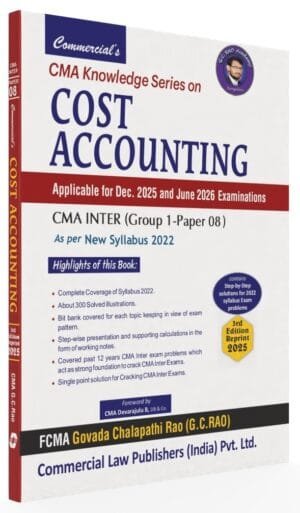 Commercial CMA Inter Cost Accounting