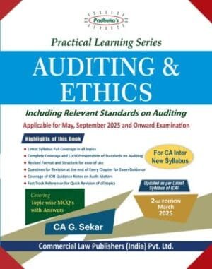 CA Inter Auditing and Ethics CA G Sekar May 25 Exam