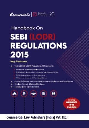Commercial Handbook on SEBI (LODR) Regulations 2015 By Corporate Professionals Edition 2024