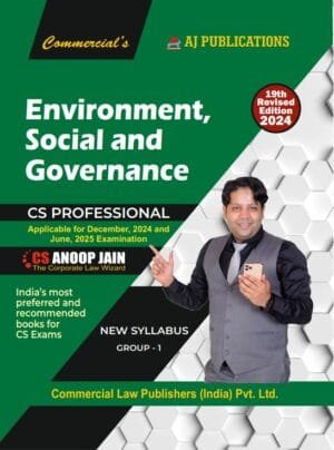 CS Professional Environmental Social And Governance (ESG) By CS Anoop Jain June 25 Exam