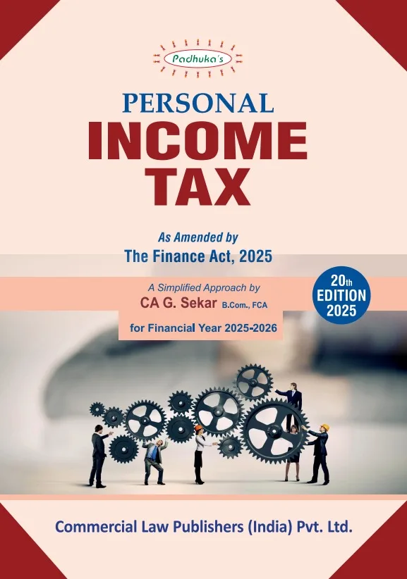 Padhuka’s Personal Income Tax By G Seka