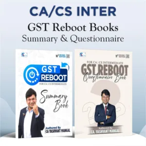 CA Inter GST ReBoot Book New Syllabus By CA Yashvant Mangal