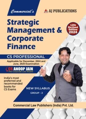 CS Professional Strategic Management & Corporate Finance CS Anoop Jain June 25