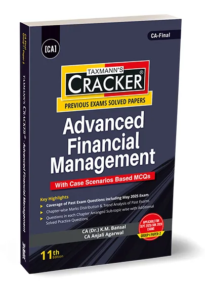 Taxmann CA Final Cracker AFM K.M. Bansal Sep 25 Exam