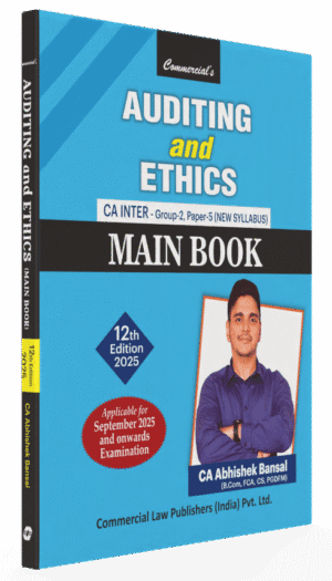 CA Inter Audit Main Book CA Abhishek Bansal Sep 25 Exam