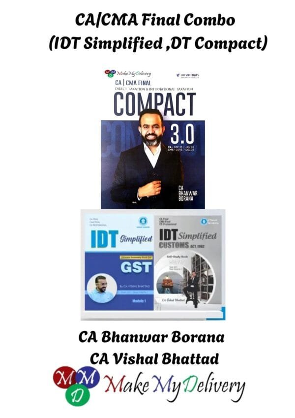 CA Final DT & IDT Book By Vishal Bhattad Bhanwar Borana