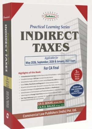 CA Final Padhuka Indirect Taxes CA G Sekar , R S Balaji May 26 Exam